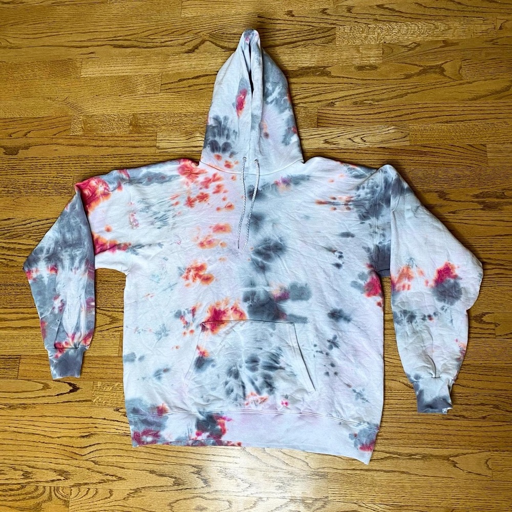Custom tie dye hoodie
